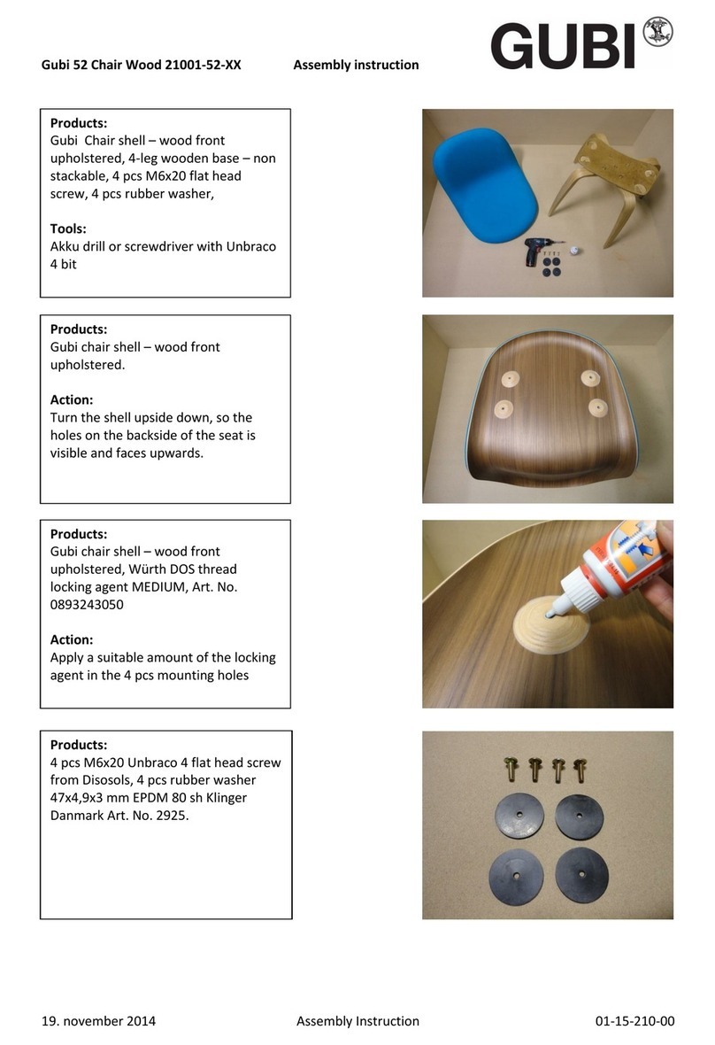 GUBI 52 Assembly instruction