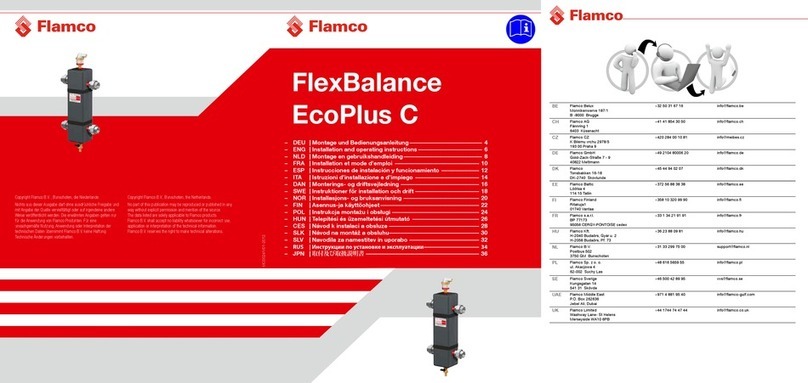 flamco FlexBalance EcoPlus C 1 User manual