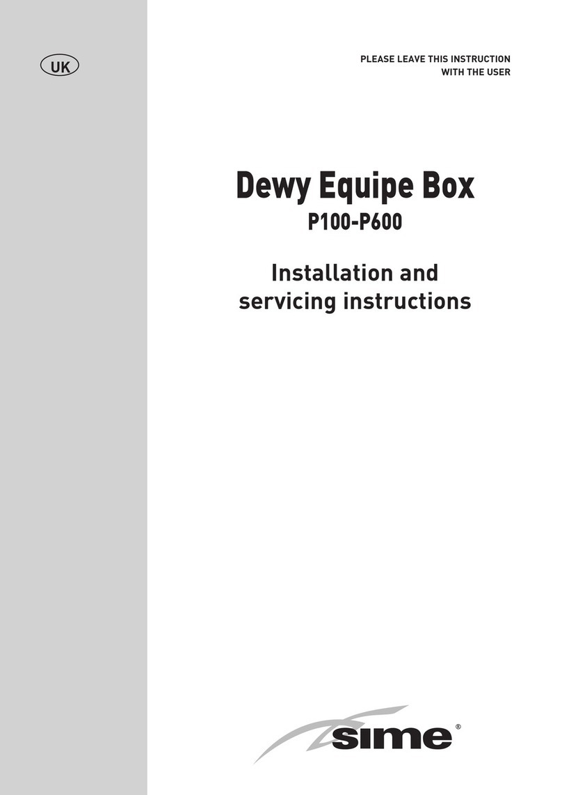 Sime Dewy Equipe P100 Box User guide