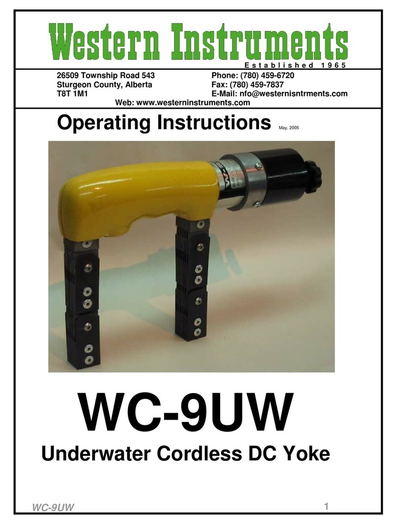 Western Instruments WC-9UW User manual
