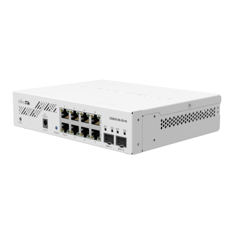 MikroTik CSS610-8G-2S+IN User manual