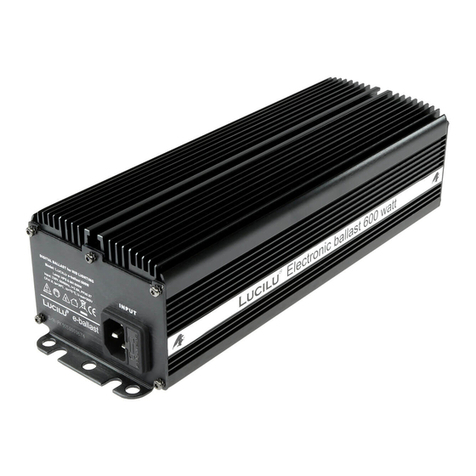Prima Klima LuciLu e-ballast 250W quick start guide