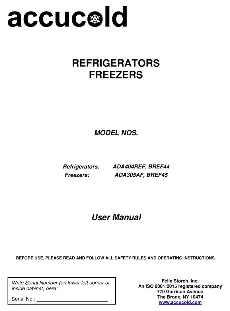 Accucold ADA404REF user manual