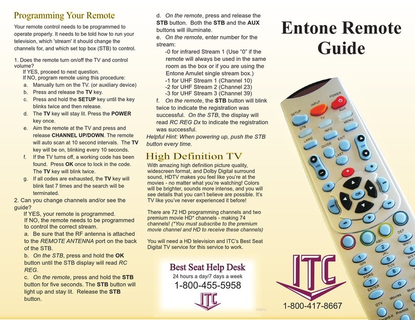 ITC Entone quick start guide