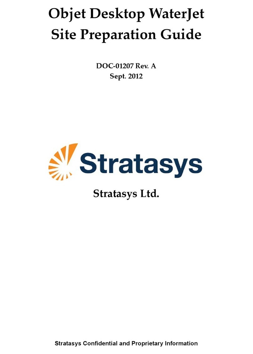 Stratasys Objet WaterJet Site preparation guide