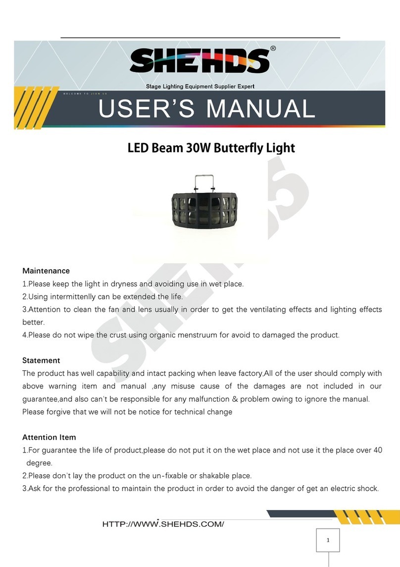 Shehds SHE-Butt30W4D user manual