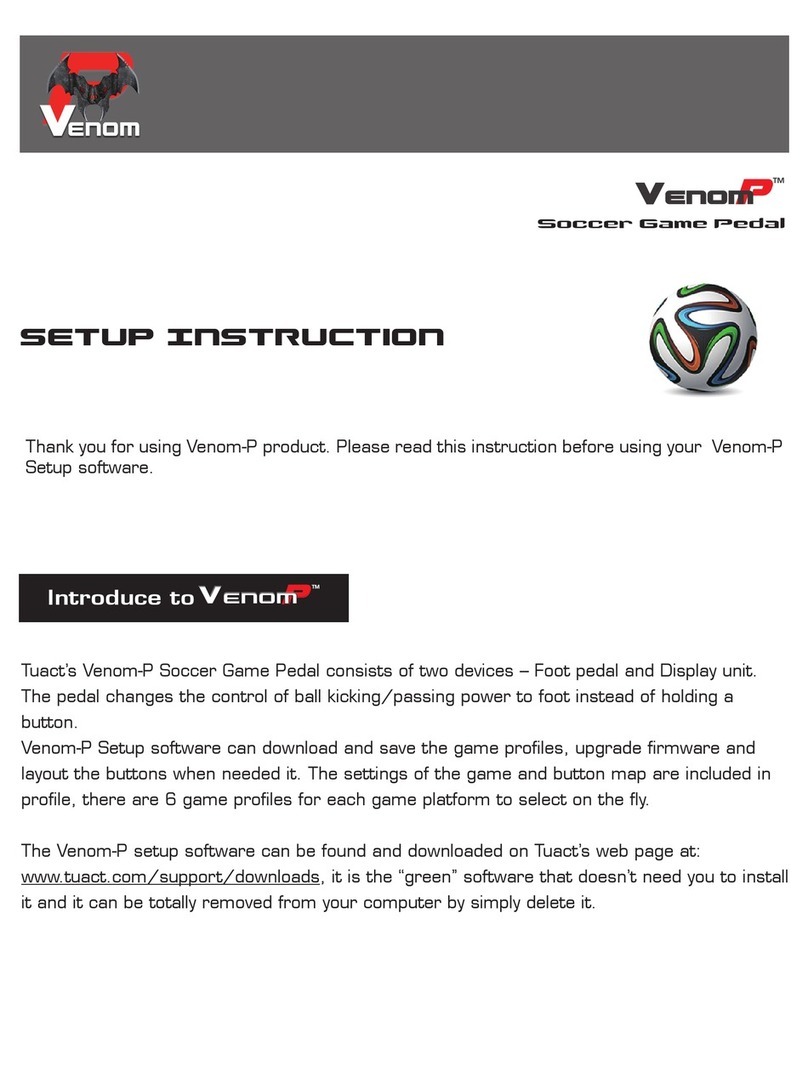 tuact Venom-P Setup Instruction