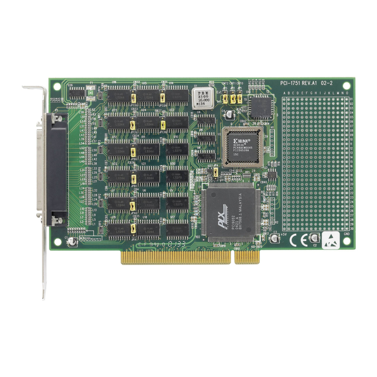 Advantech PCI-1751 User manual