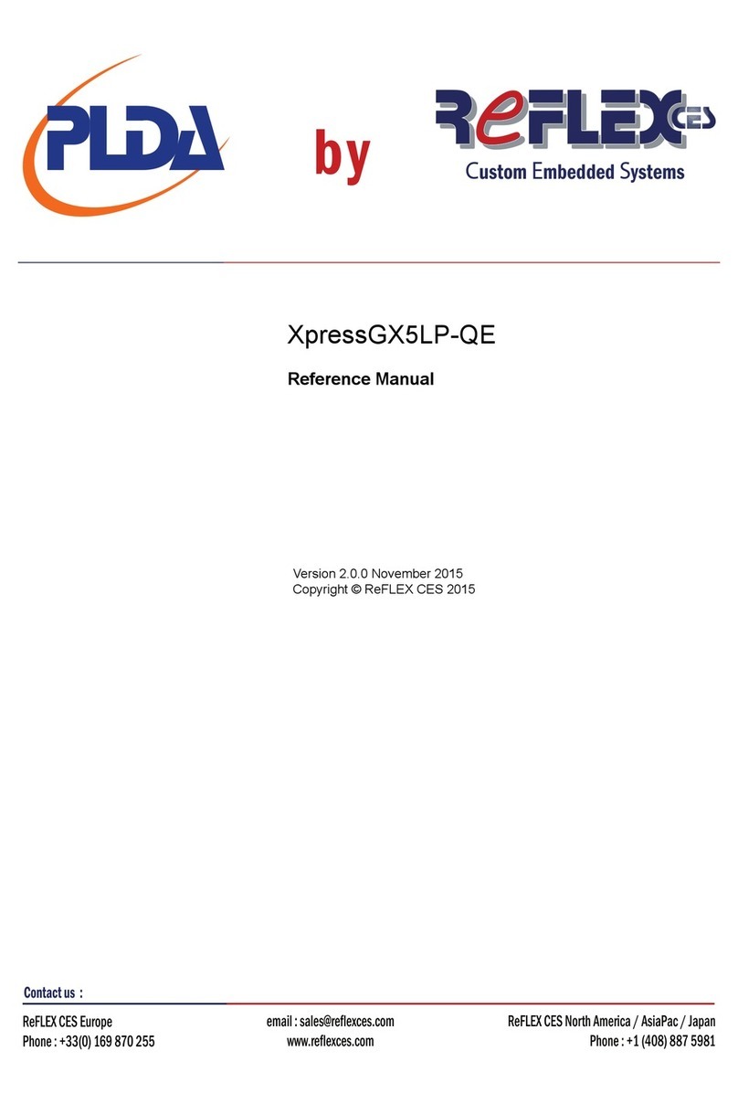 Reflex PLDA XpressGX5LP-QE User manual