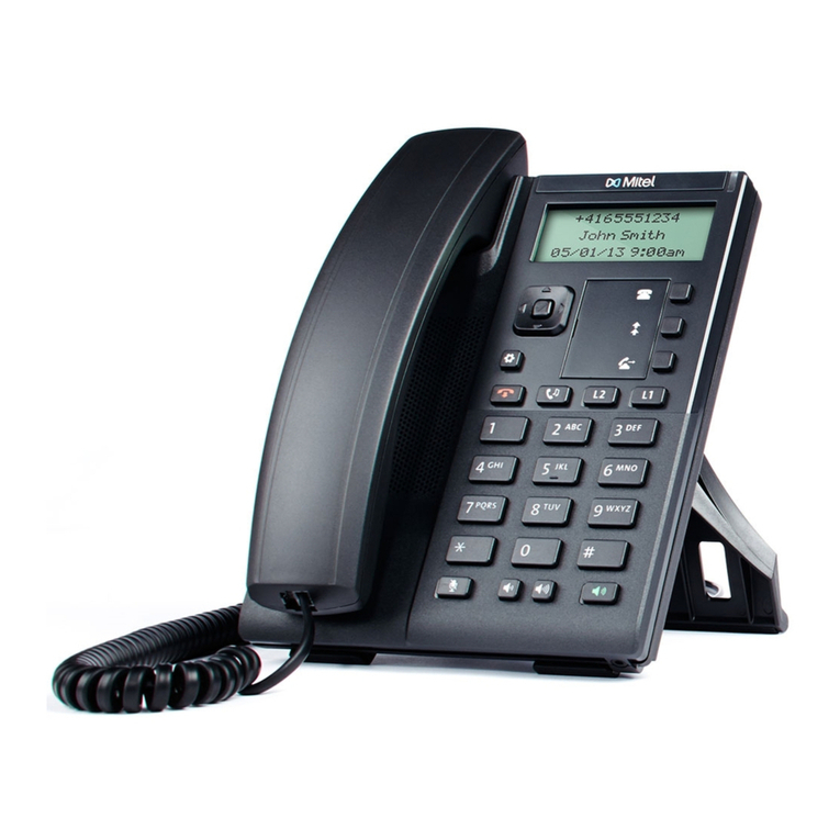 Mitel Deskphone 6863 User manual
