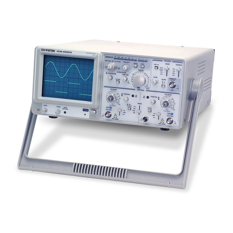 GW Instek GOS-620FG manual