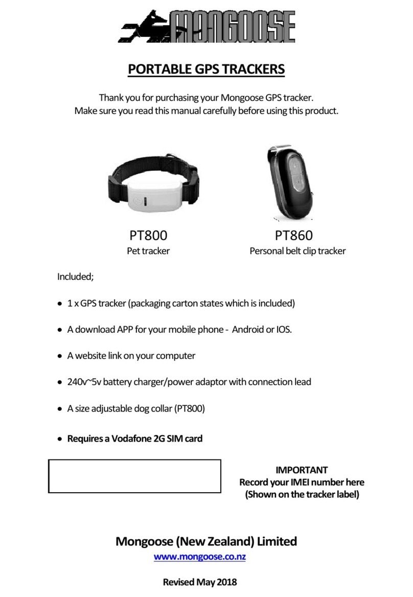 Mongoose PT800 User manual