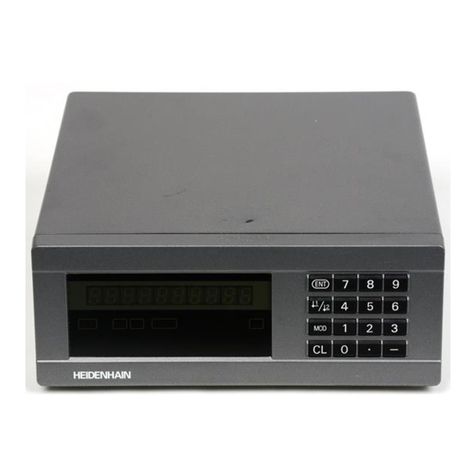 HEIDENHAIN ND 221 User manual HEIDENHAIN ND 221 User manual