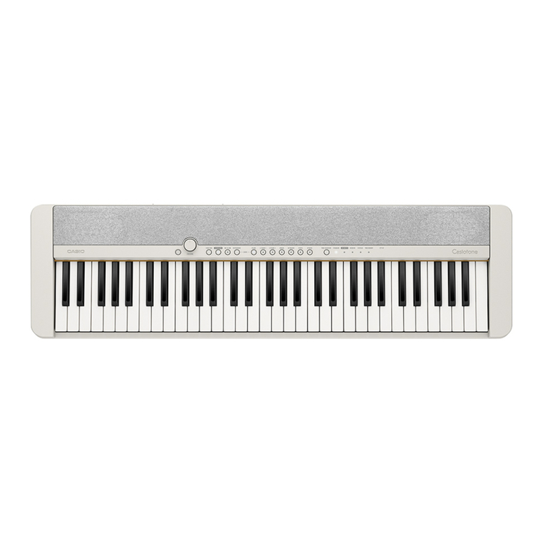 Casio Casiotone CT-S1 User manual Casio Casiotone CT-S1 User manual