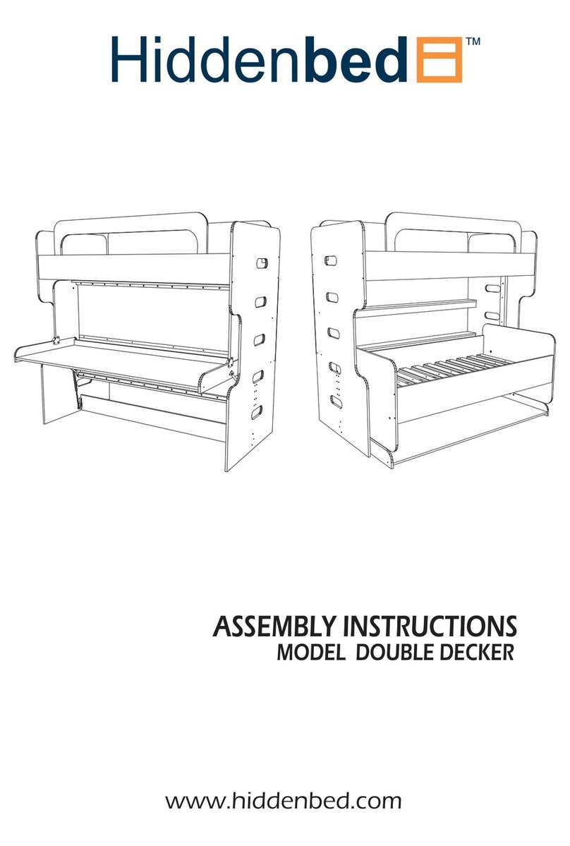 Hiddenbed Double Decker Assembly instructions