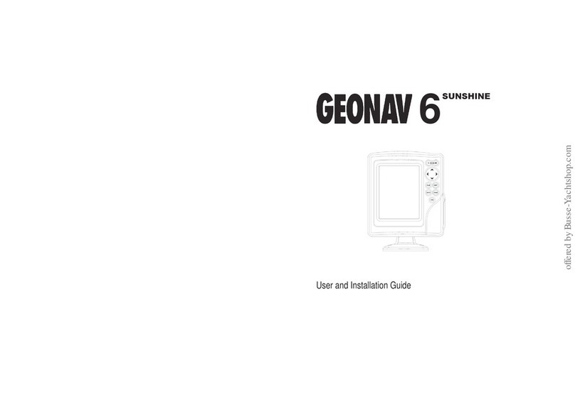 Geonav 6 Sunshine User and installation guide