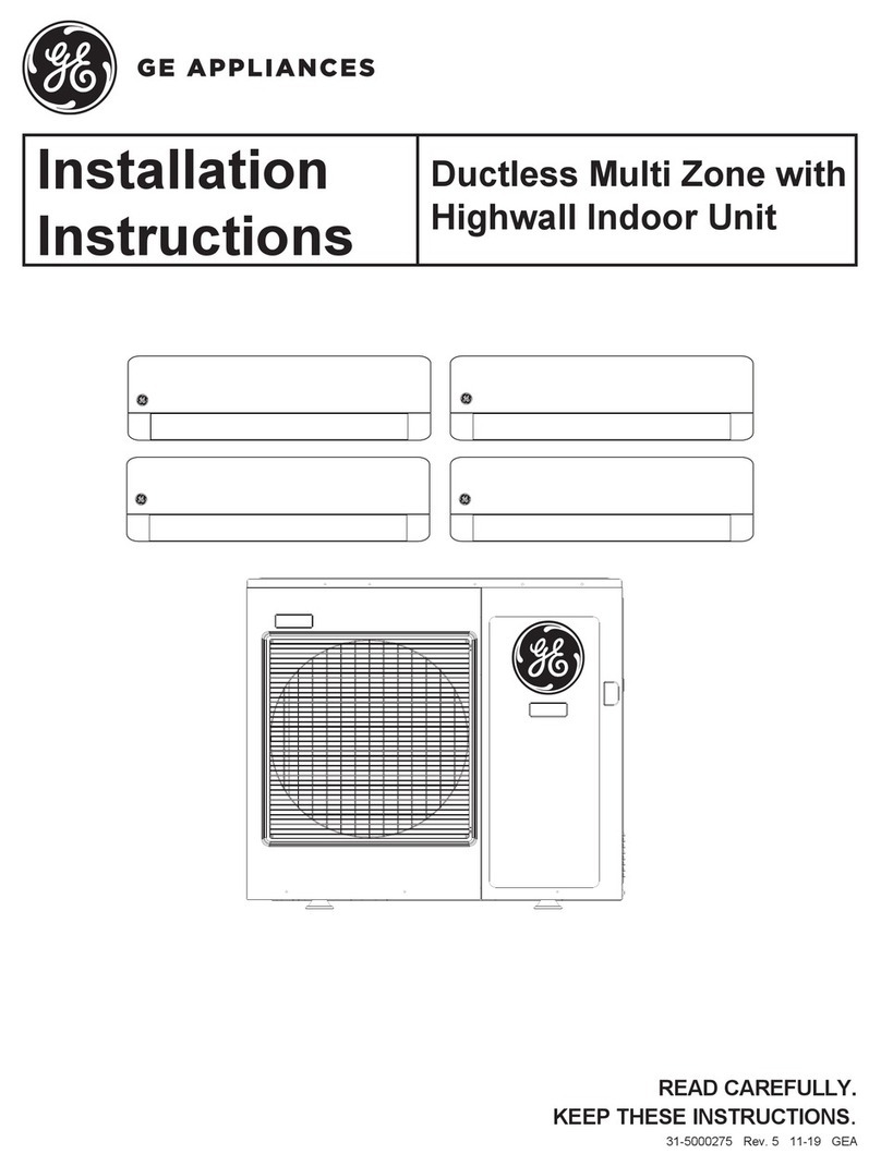 GE ASH220NCDW User manual