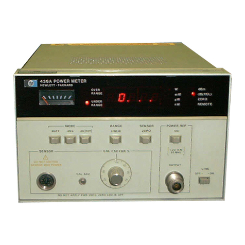 HP 436A Operating and service manual