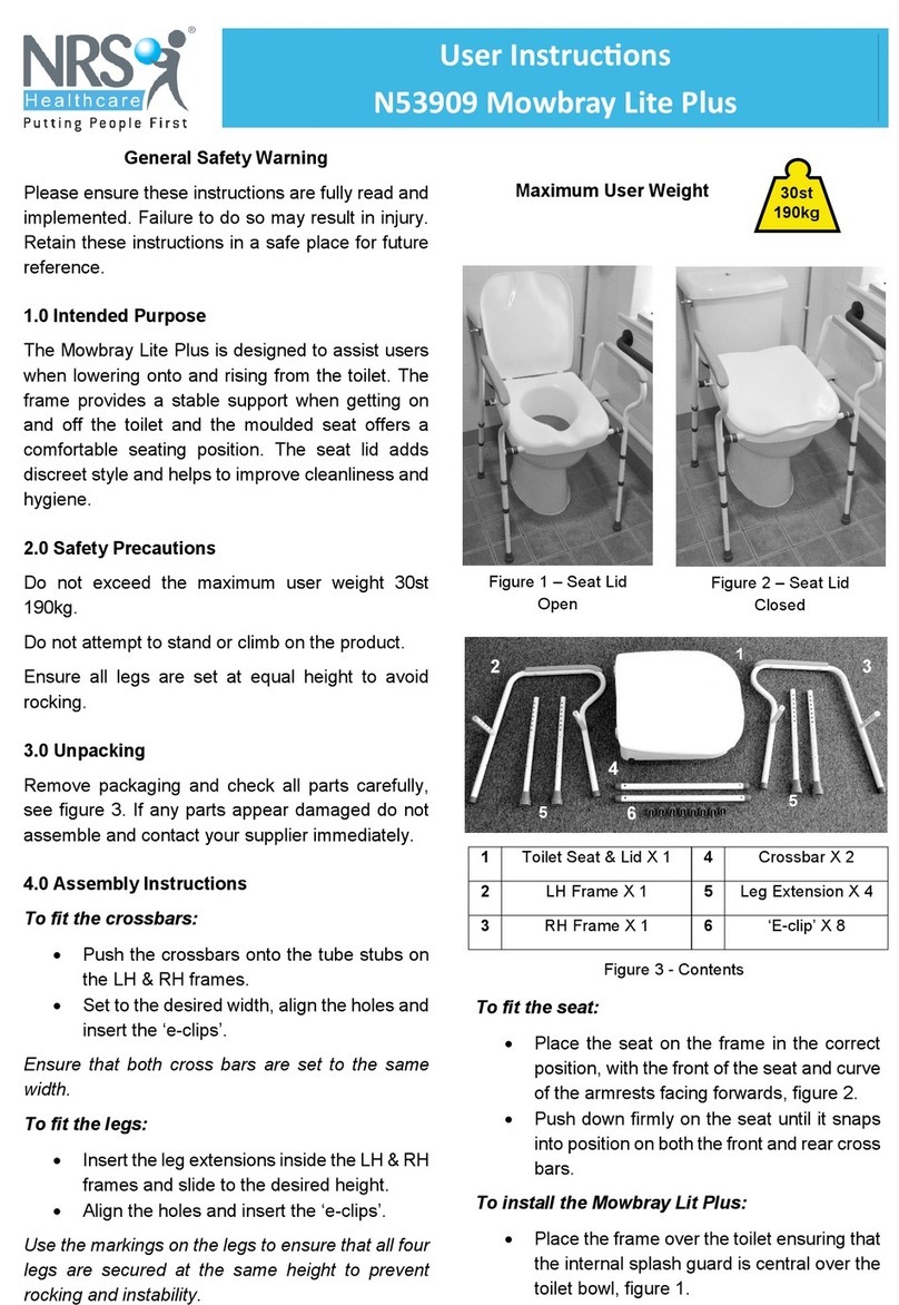 NRS Mowbray Lite Plus User instructions