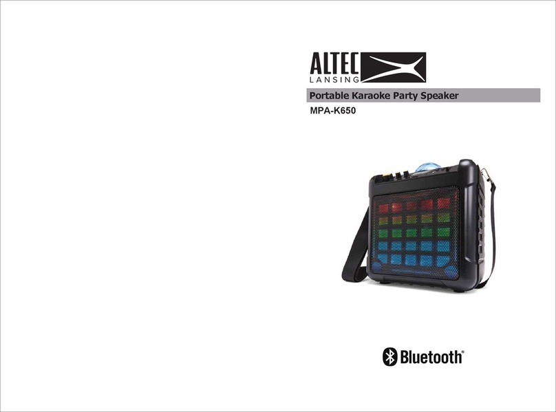 Altec MPA-K650 User manual