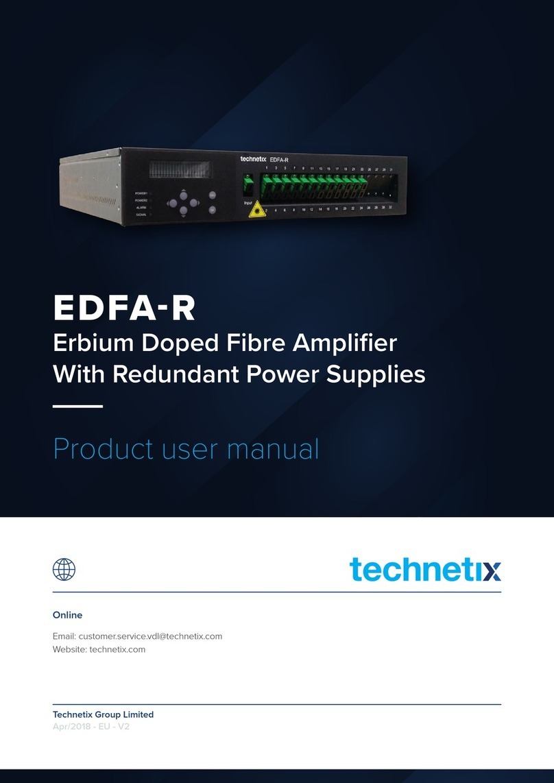 technetix EDFA-R Product user manual