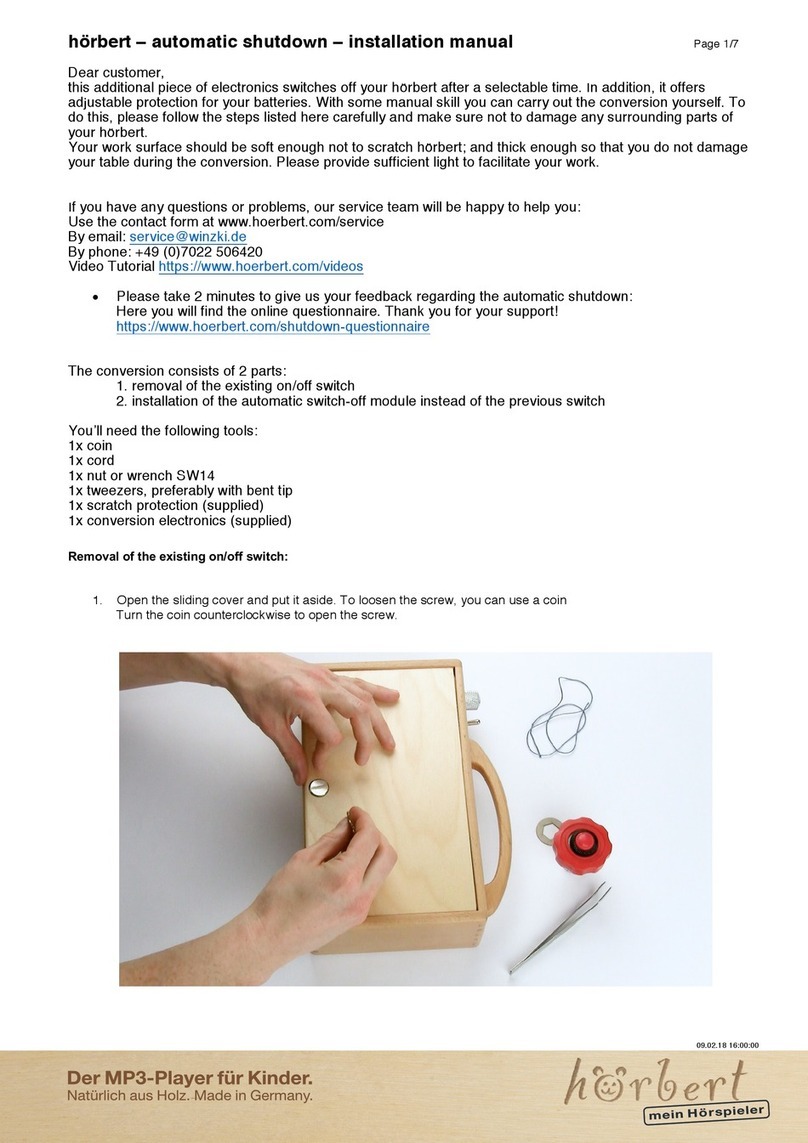 WINZKI Hörbert installation manual