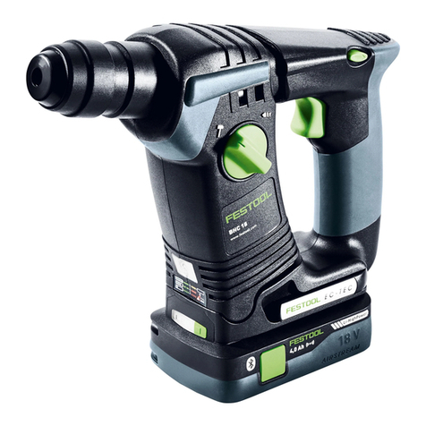 Festool BHC 18 User manual
