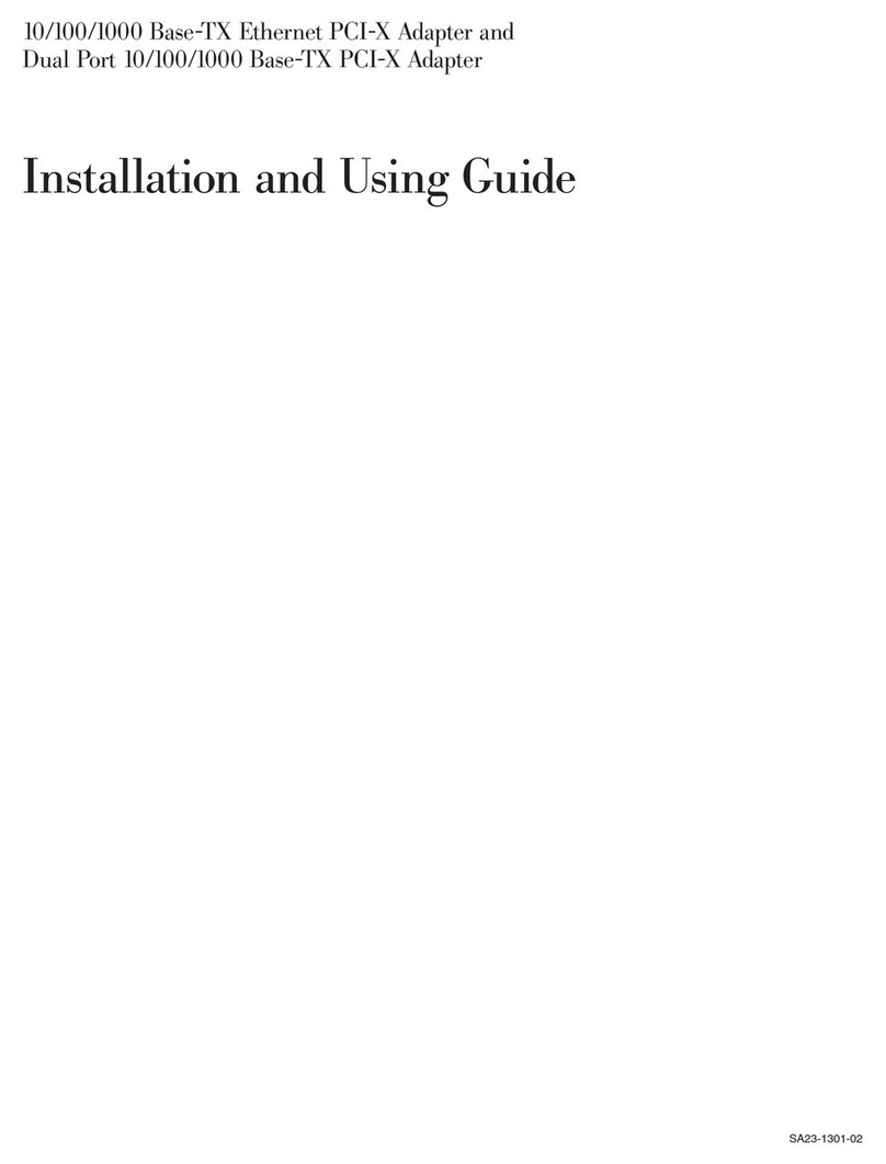 IBM 10/100/1000 Base-TX Ethernet PCI-X Adapter Guide