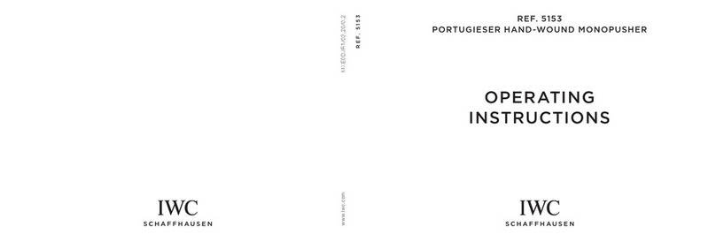IWC Schaffhausen PORTUGIESER HAND-WOUND MONOPUSHER operating instructions