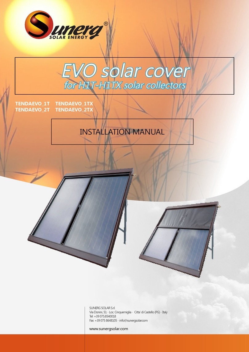 Sunerg Solar Energy TENDAEVO 1T installation manual Sunerg Solar Energy TENDAEVO 1T installation manual