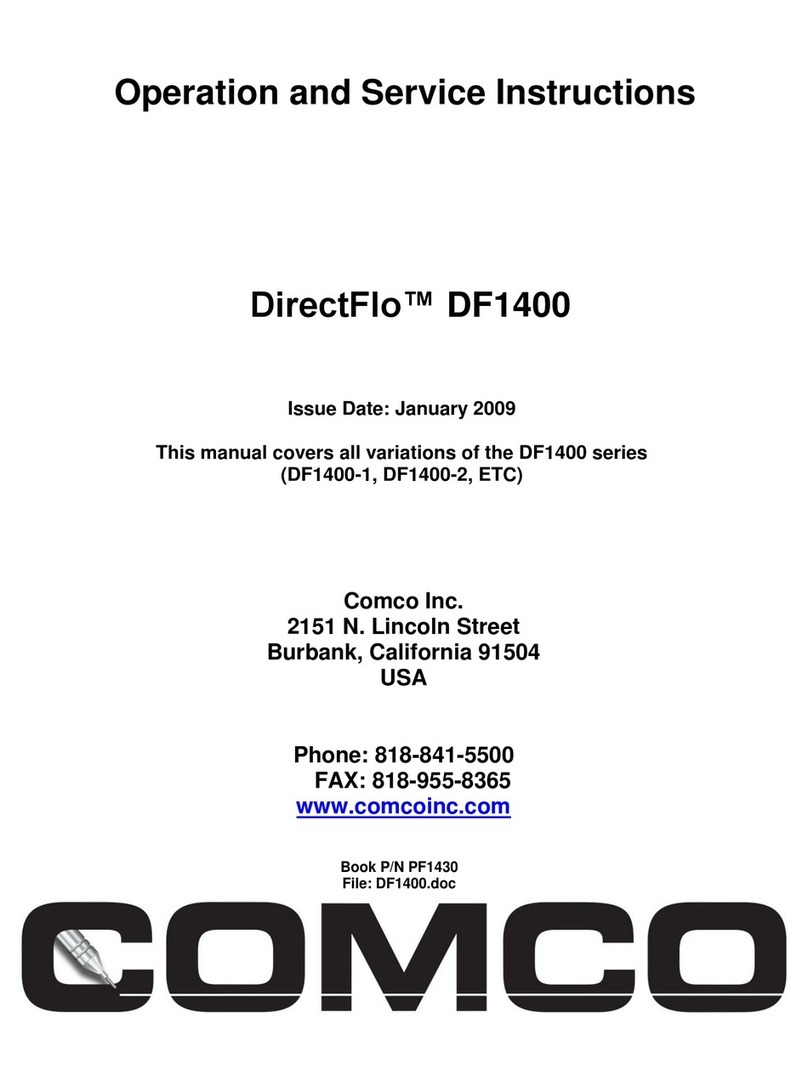 Comco DirectFlo DF1400 Series Operation manual