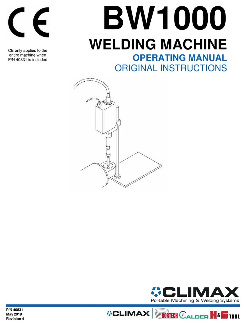 Climax BW1000 operating manual
