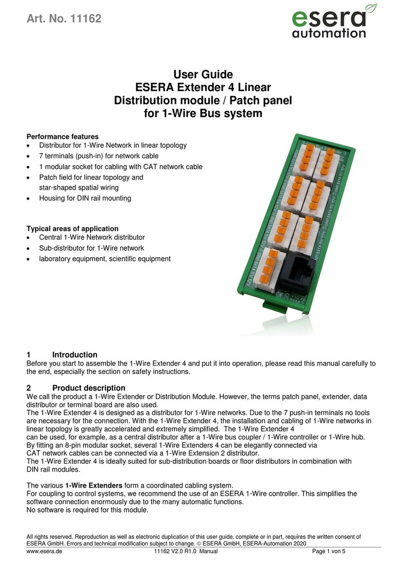 esera automation 11162 User manual