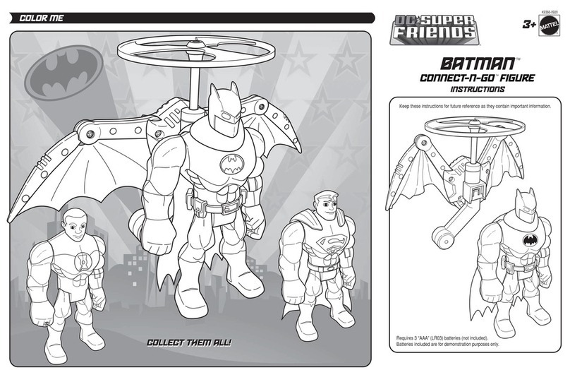 Mattel BATMAN CONNECT-N-GO instructions