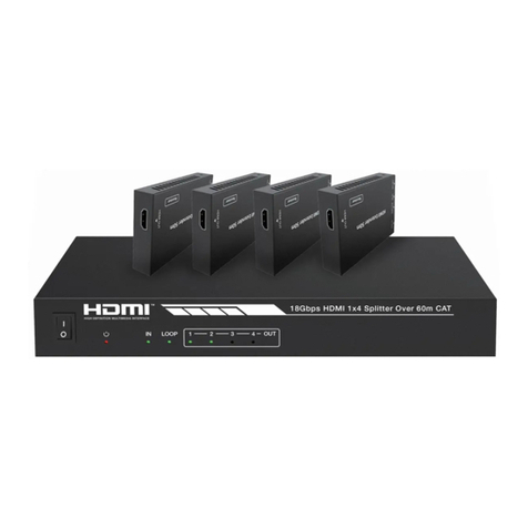Blackbird 4K HDMI 1x4 user manual