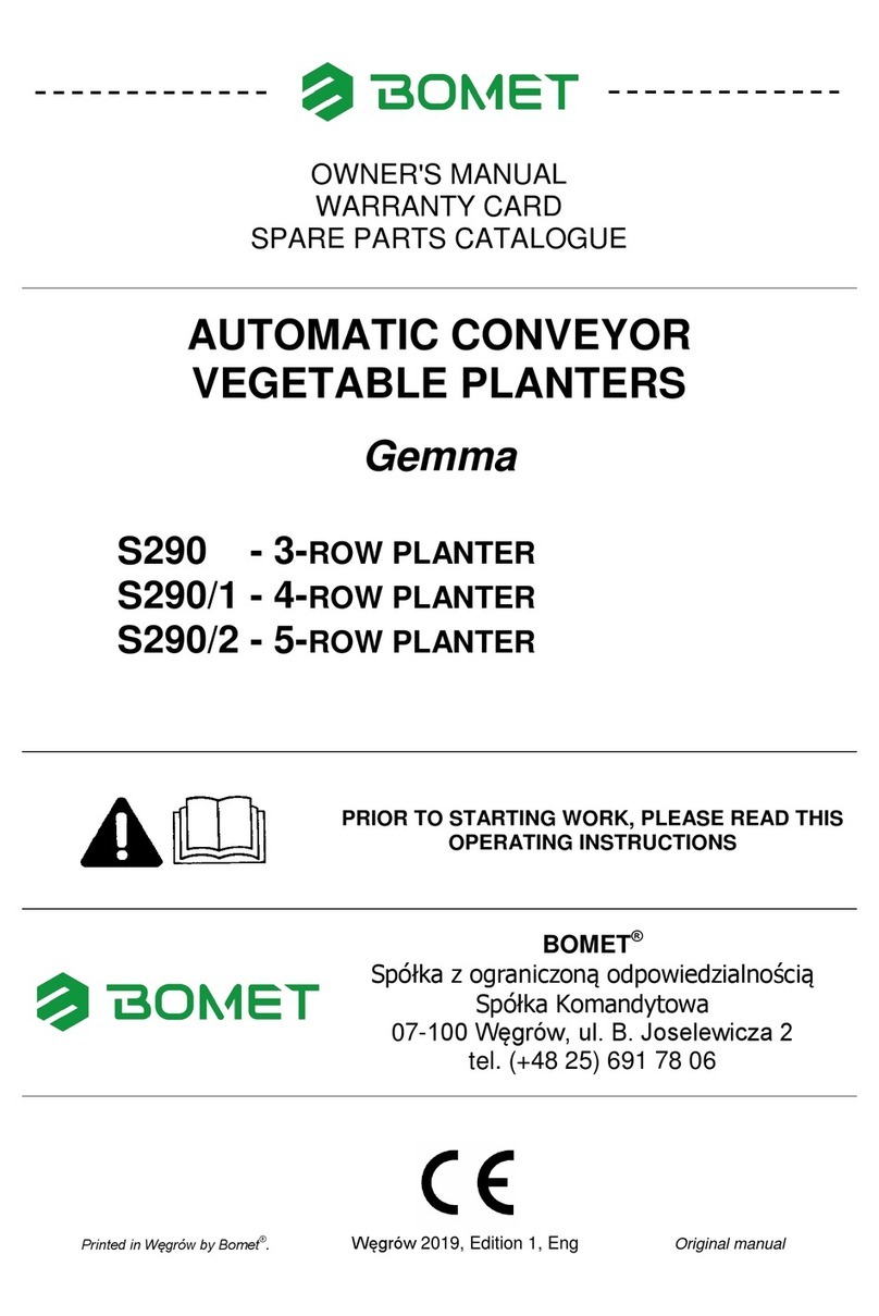 Bomet Gemma S290 owner's manual
