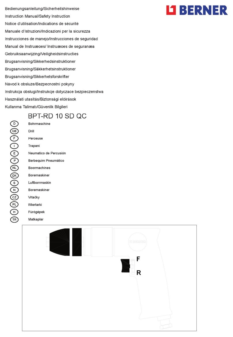 Berner BPT-RD 10 SD QC User manual