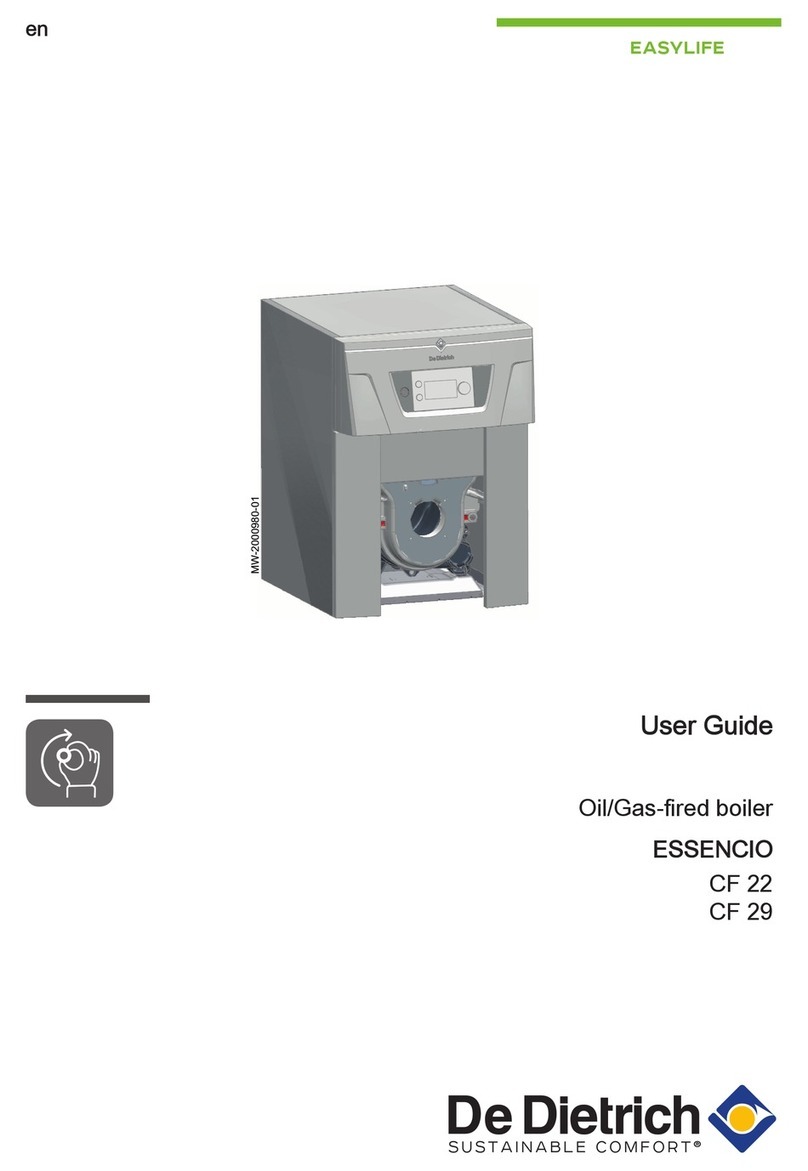 DeDietrich ESSENCIO CF 22 User manual