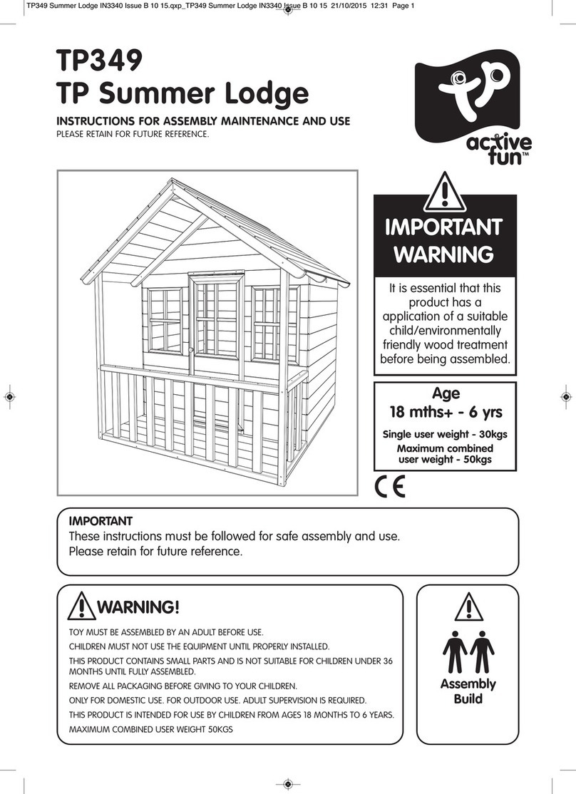 TP Toys Active Fun TP349 Instructions for assembly maintenance and use