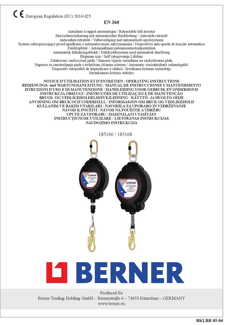 Berner 185166 operating instructions