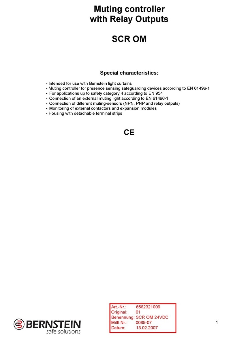 BERNSTEIN SCR OM manual