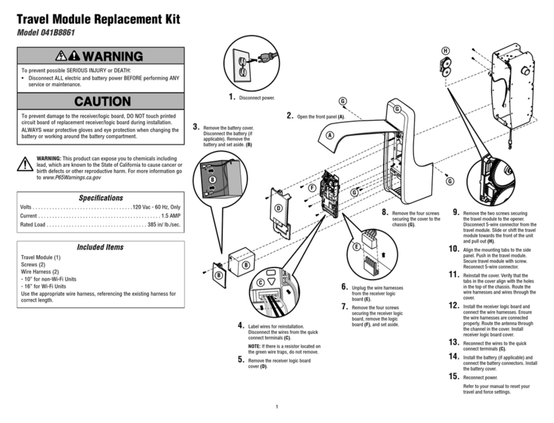 Chamberlain 041B8861 instructions Chamberlain 041B8861 instructions