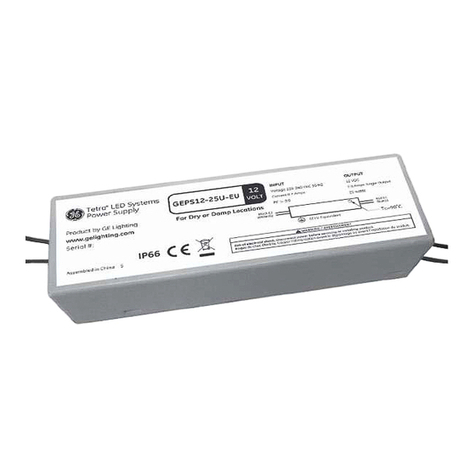 GE Tetra GEPS12-25U-EU User manual GE Tetra GEPS12-25U-EU User manual
