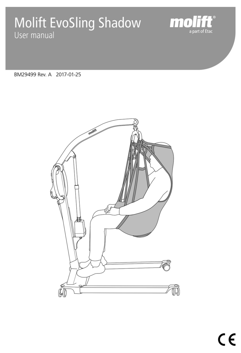 Etac Molift EvoSling Shadow User manual