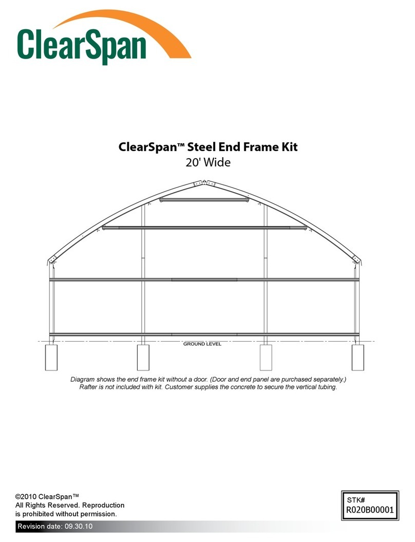 ClearSpan R020B00001 User manual