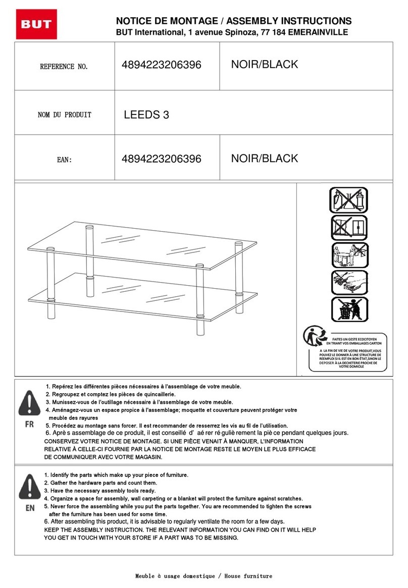BUT LEEDS 3 4894223206396 Assembly instructions