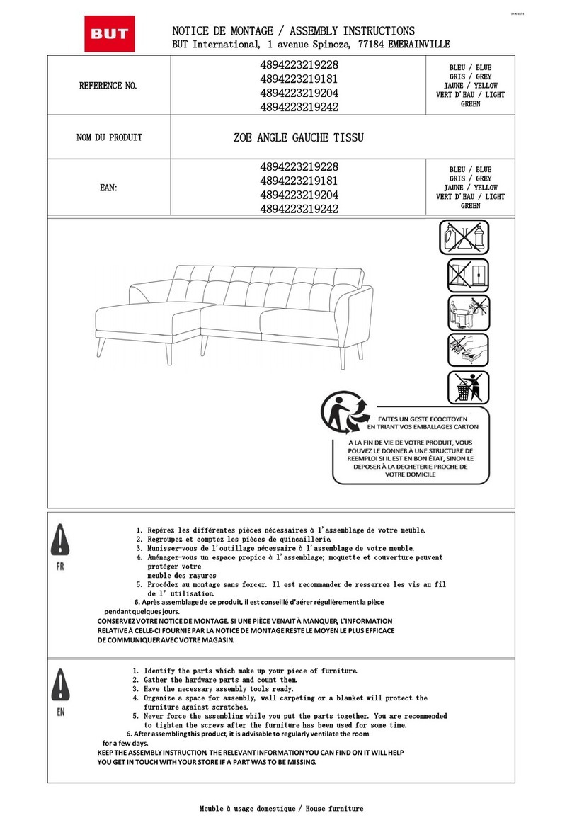 BUT LINEA NATURA ZOE 4894223219228 User manual BUT LINEA NATURA ZOE 4894223219228 User manual