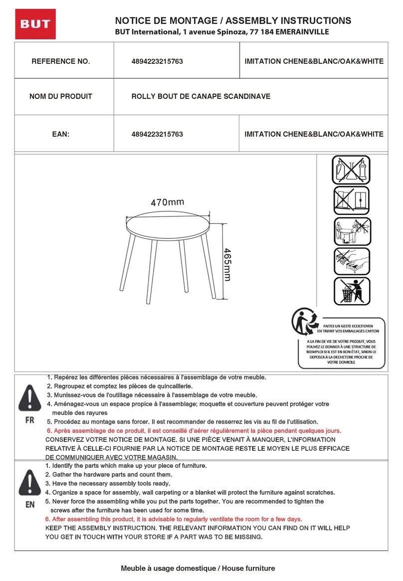 BUT 4894223215763 Assembly instructions BUT 4894223215763 Assembly instructions