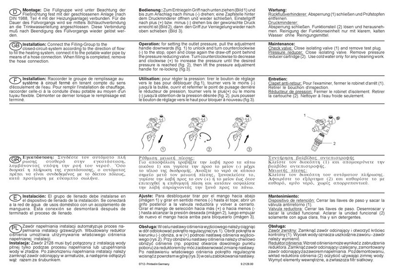 SYR 2128 Instructions for use SYR 2128 Instructions for use