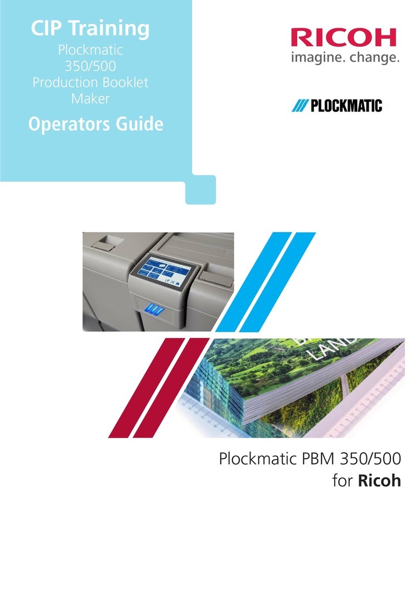 Ricoh Plockmatic 350 Manual